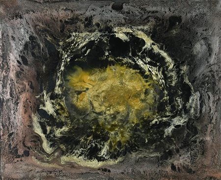 Mario Guida SENZA TITOLO, 1979 tecnica mista su tela, cm 49x60 firma e data...