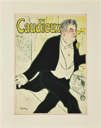 D'apres Henri de Toulouse-Lautrec SENZA TITOLO litografia a colori estratta...