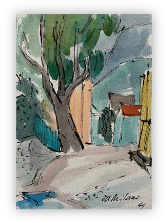 GIULIO DA MILANO (1895-1990)  - Senza Titolo, 1949