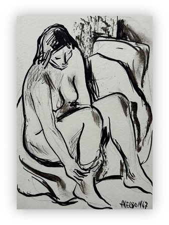 MANFREDO ACERBO (1913-1989) - Nudo, 1947