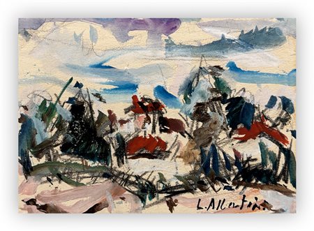 LUCIANO ALBERTINI (1910-1985)  - Paesaggio, 1947
