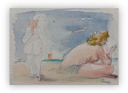 AMERIGO BARTOLI NATINGUERRA (1890-1971)  - Indifferenza, 1947