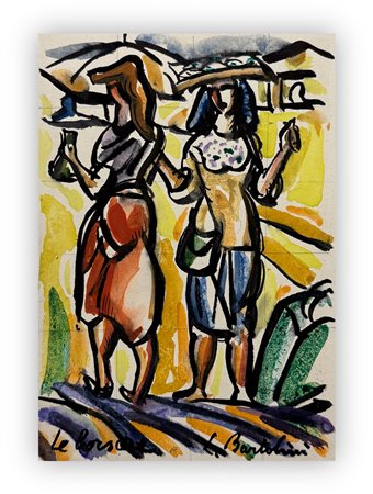 LUIGI BARTOLINI (1892-1963) - Le borsare, 1948