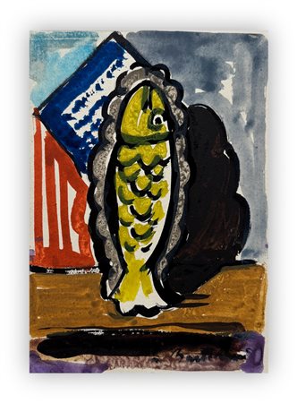 LUIGI BARTOLINI (1892-1963)  - Il pesce