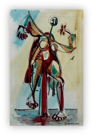 ALDO BORGONZONI (1913-2004)  - Lo spaventapasseri