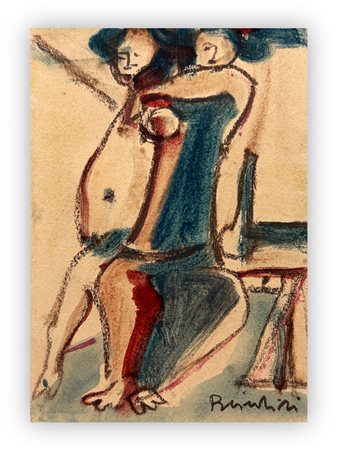 REMO BRINDISI (1918-1996) - Senza Titolo, 1947