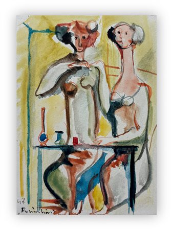REMO BRINDISI (1918-1996) - Senza Titolo, 1947