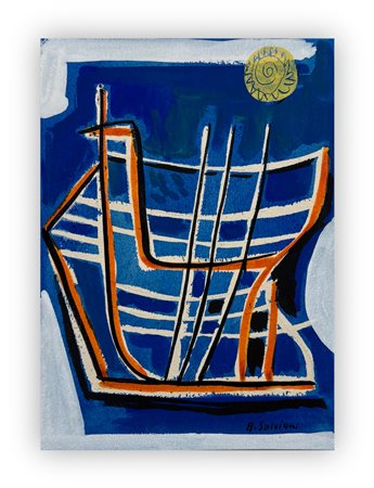 ALBERTO SALVIONI (1915-1987) - Composizione, 1951