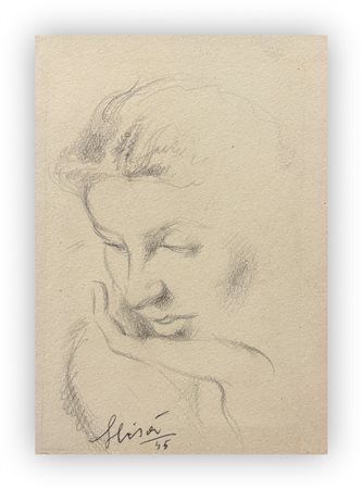 CARLO SBISÀ (1899-1964) - Senza Titolo, 1945
