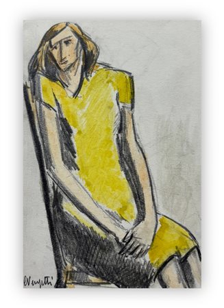 LIBERO VERZETTI (1906-1989)  - Figura femminile, 1948
