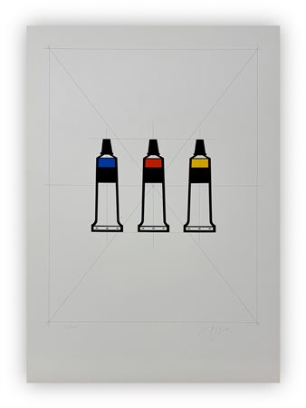 TINO STEFANONI (1937-2017) - Tubetti di colore