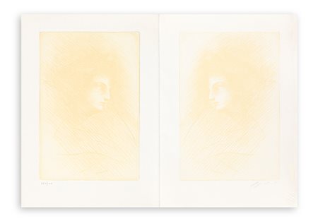 OMAR GALLIANI (1954) - Raffello e Dante, 1992