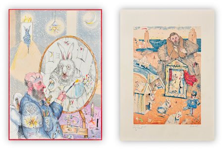 ANTONIO POSSENTI (1933-2016) - Lotto unico composto da 2 opere grafiche