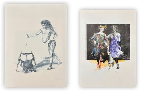 AUTORI VARI (MURER E ZANCANARO) - Lotto unico composto da 2 opere grafiche