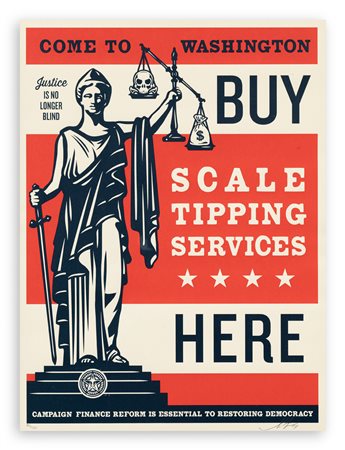 SHEPARD FAIREY (1970) - Senza Titolo, 2019