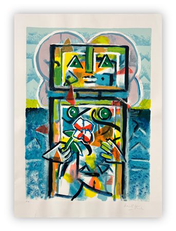 IBRAHIM KODRA (1918-2006) - Senza Titolo