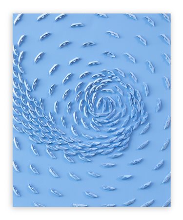 RICCARDO GUSMAROLI (1963) - Vortice Azzurro