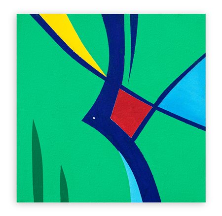 ANGELO DOZIO (1941) - Rondine e cipressi, 1968