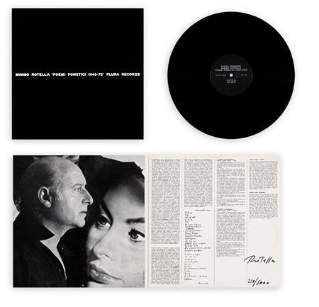 MIMMO ROTELLA (1918-2006) - Poemi fonetici, 1975