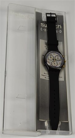 SWATCH CHRONO, 1992 mod. TIMELESS ZONE, cod. SCN104 anno 1992 Completo di...