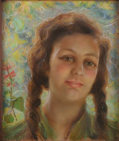 Elica Balla (Roma 1914 - Roma 1993) Ritratto di Marisa Cinciari 1936-1984 Al...