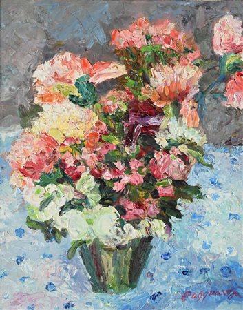 Pasquarosa (Anticoli Corrado 1896 - Camaiore 1973) Vaso di Fiori Firma in...