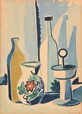 Giulio Turcato (Mantova 1912 - Roma 1995) Natura Morta 1946 Firma e data in...