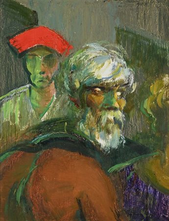 Amedeo Bocchi (Parma 1883 - Roma 1976) L'Evaso, studio per il quadro Il...