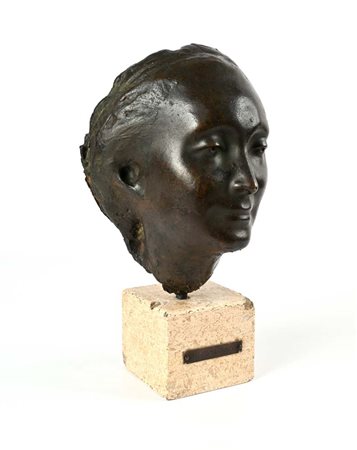 Umberto Mastroianni (Fontana Liri 1910 - Marino 1998) Ritratto di donna firma...