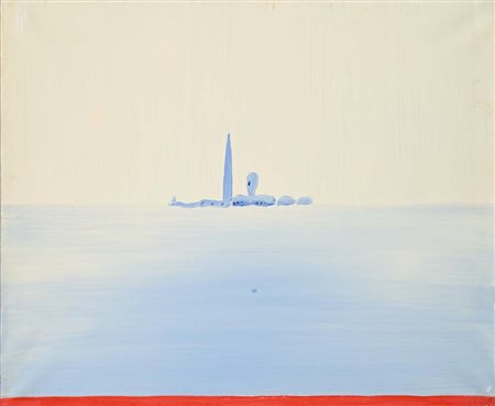 Virgilio Guidi (Roma 1891 - Venezia 1984) S. Giorgio Firma in basso a destra...