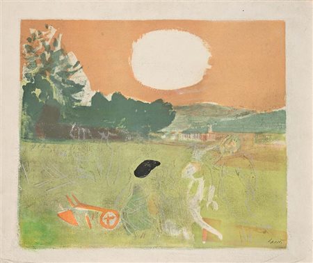 Bruno Saetti (Bologna 1902 - Bologna 1984) Senza titolo Firma in basso a...