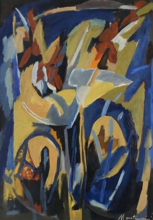 Luigi Montanarini (Firenze 1906 - Roma 1998) Fiori 1951 Firma in basso a...