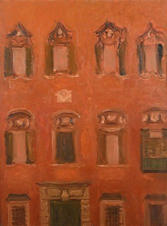 Carlo Quaglia (Terni 1903 - Roma 1970) Palazzo Bonaparte 1960 Firma in basso...