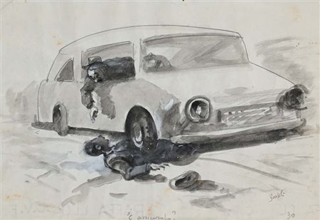 Amerigo Bartoli Natinguerra (Terni 1890 - Roma 1971) E' Assicurato? Anni '60...