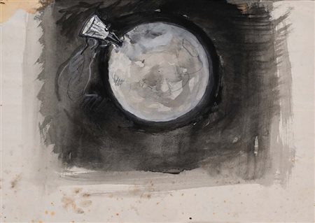 Amerigo Bartoli Natinguerra (Terni 1890 - Roma 1971) La Luna 1960 ca. Al...