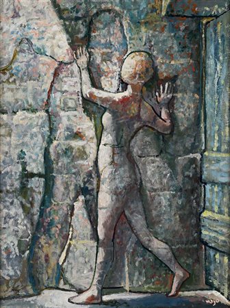 Antoine Mayo (Porto Said 1905 - Seine-Port 1990) Tango du Réye 1968 Firma in...