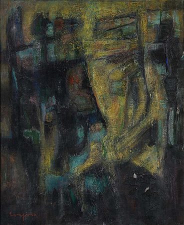 Antonio Corpora (Tunisi 1909 - Roma 2004) Senza titolo Firma in basso a...