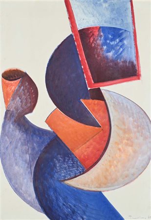 Salvatore Provino (Bagheria 1943 - 0) Astratto 1975 Firma e data in basso a...