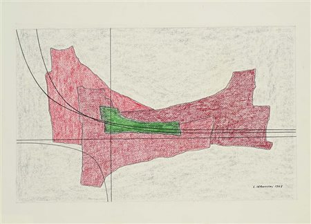 Luigi Veronesi (Milano 1908 - Milano 1998) Struttura n.4 1965 Firma e data in...