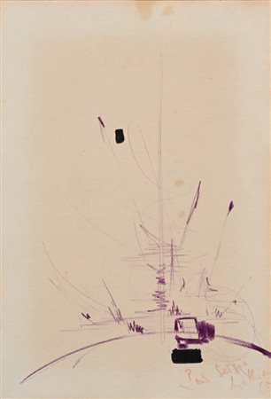 Georges Mathieu (Boulogne-sur-mer 1921 - Boulogne-Billancourt 2012) Senza...