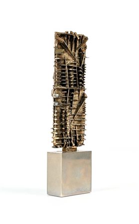 Arnaldo Pomodoro (Morciano Di Romagna 1926 - 0) stele per Montedison 1981...