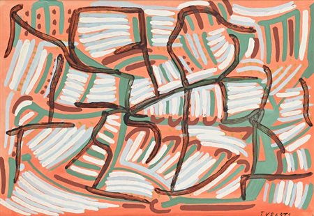 Giulio Turcato (Mantova 1912 - Roma 1995) Composizione (Astratto) Inizio anni...