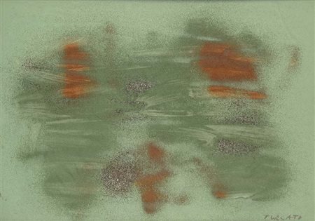 Giulio Turcato (Mantova 1912 - Roma 1995) Riflessi Firma in basso a destra...