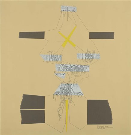 Bruno Munari (Milano 1907 - Milano 1998) Ricostruzione teorica di un oggetto...