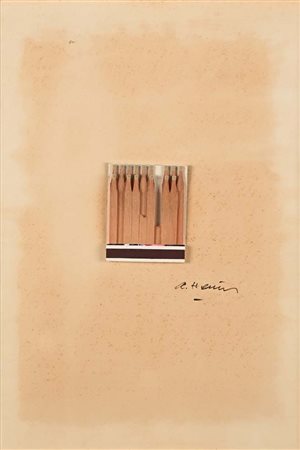 Hains Raymond (Saint-Brieuc 1926 - Parigi 2005) Saffa Anni '70 Firma sul...