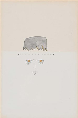 Gianfranco Baruchello (Livorno 1924) Senza titolo 1990 Al verso reca firma e...