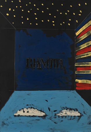 Tano Festa (Roma 1938 - Roma 1988) Renoir, 1971/1973