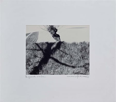 MARIO GIACOMELLI (Senigallia 1925 - Senigallia 2000) La grande ombra Firma in...