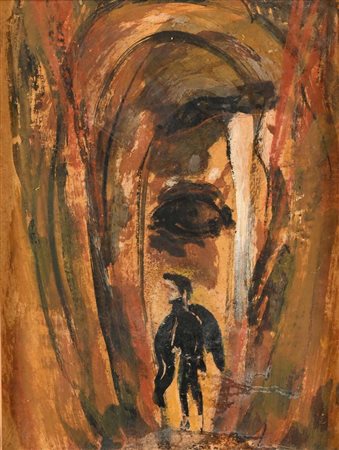 Bruno Ceccobelli (Monte Castello Di Vibio 1952 - 0) Senza titolo 1980 Al...