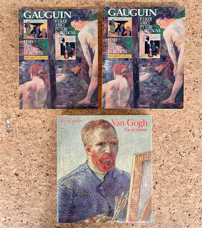 PAUL GAUGUIN E VAN GOGH - Lotto unico di 3 cataloghi